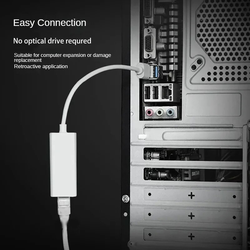 USB Ethernet Adapter karta sieciowa 2.0 do RJ45 100Mbps LAN kabel do laptopa MacBook wygraj 98SE mnie 2000 XP Vista 7