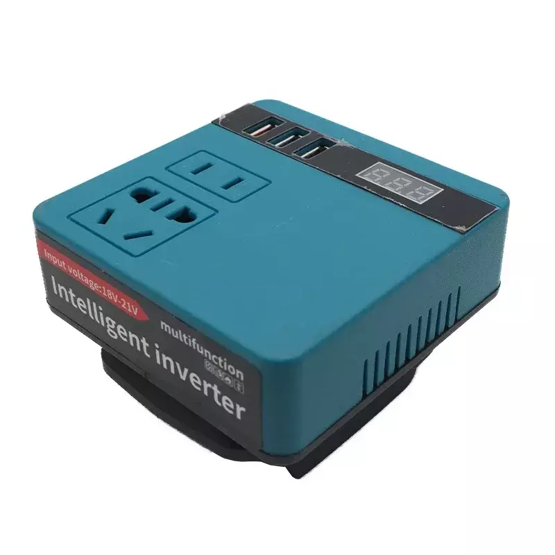 220V multifunzione intelligente batteria al litio Inverter Outdoor 120W USB Power Bank per DeWalt per Makita per Milwaukee per Dayi