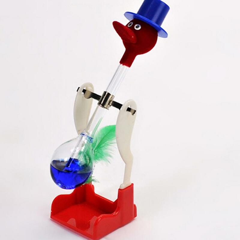 Bere uccello Non-Stop bicchiere liquido Lucky Bird Duck Bobbing Magic Prank Toy decorazione artigianato bambini bambini educativi