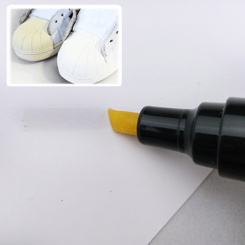 Usuwanie plam z butów wodoodporne trampki naprawa antyutleniającego długopisu kolor uzupełniający biały ge-żółty wybielanie butów