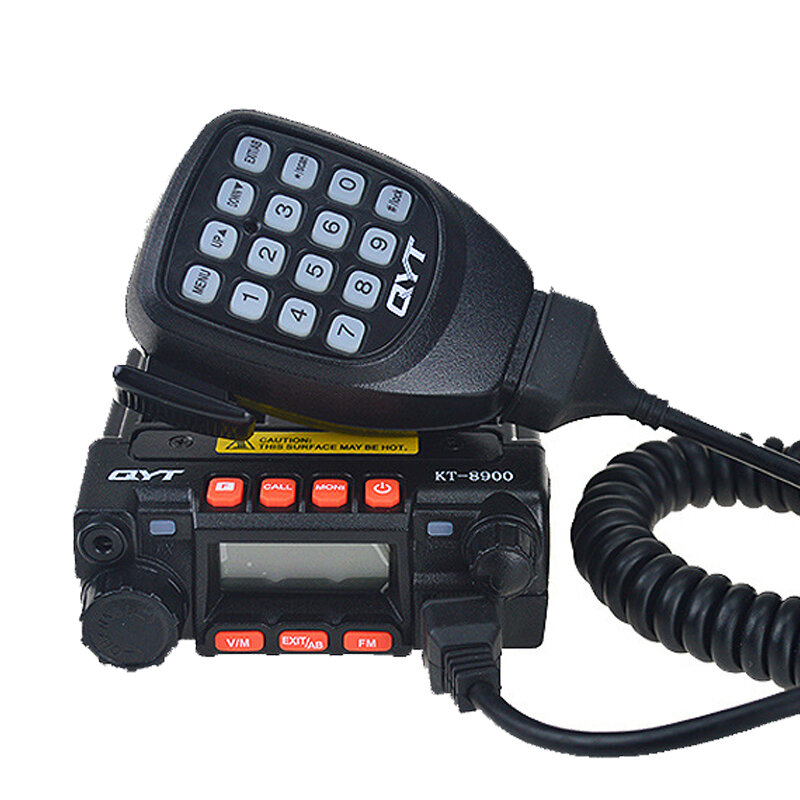2022.Mini Mobile Radio Dual Band QYT KT-8900 25W Walkie Talkie 136-174MHz 400-480Mhz Mobile Transceiver