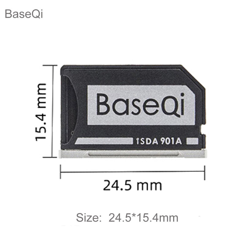 Baseqi original para lenovo yoga 900/yoga710/yoga720/ideapad/yoga3 alumínio micro adaptador de cartão sd
