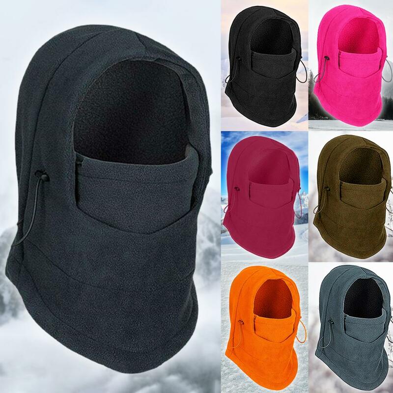 Ciepłe czapki zintegrowane ochrona słuchu oddychająca wodoodporna czapka kominiarka termiczna z polaru stylowe zimowe nakrycia głowy dla mężczyzn kobiet