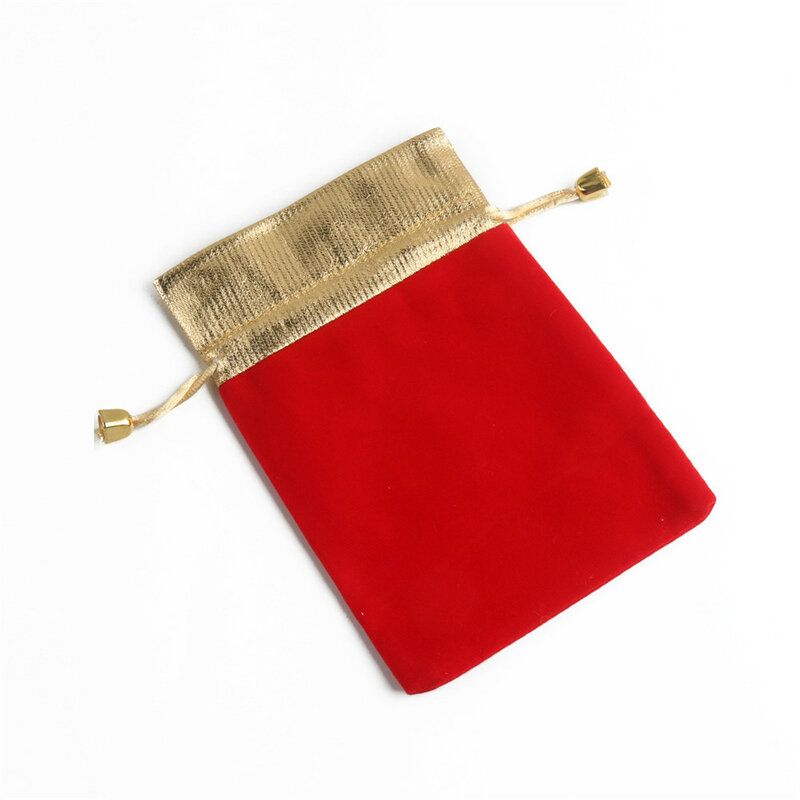 벨벳 보석 보관 가방, 4 가지 색상 선택 가능, 웨딩 선물, 사탕, 작은 주머니, 사탕 컨테이너, 16x12cm, 1 개