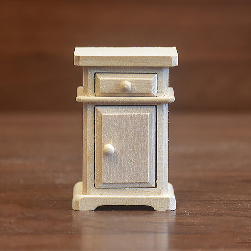 1 шт., 1/12, миниатюрный кукольный домик, модель шкафа, миниатюрный прикроватный столик, кукольный домик, аксессуары