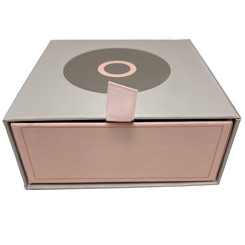 Imballaggio scatole per anelli di carta rosa per orecchini con bracciale Charms custodia per gioielli per regalo di san valentino lotti all'ingrosso all'ingrosso