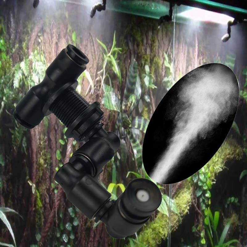 Inteligente répteis anfíbios fogger eletrônico umidificador temporizador automático sistema de névoa rainforest spray água para terrário