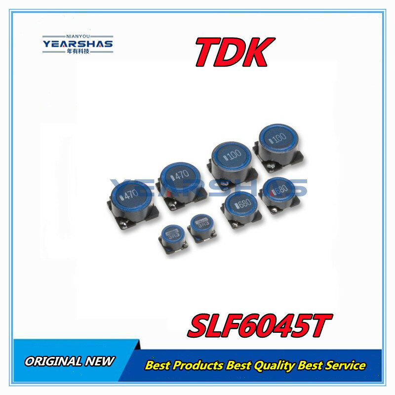 TDK-Chip de SLF6045T-6R8N2R0-3PF tipo escudo magnético, inductor de bobinado de potencia SMD 6*6*4,5 MM 6.8UH 2A, nuevo y original