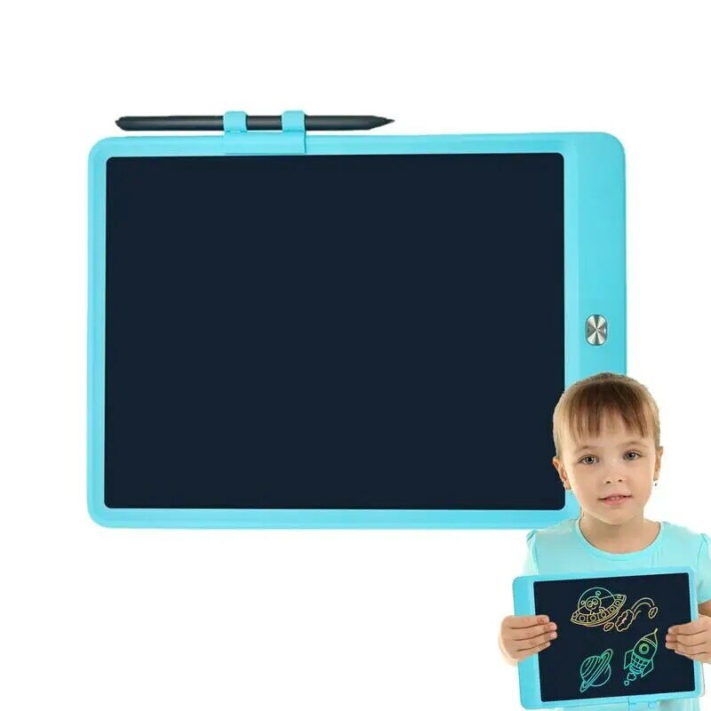 아동용 LCD 필기 태블릿, 다채로운 전자 보드 드로잉 패드, 재사용 가능한 드로잉 보드 활동 학습 장난감, 10 인치