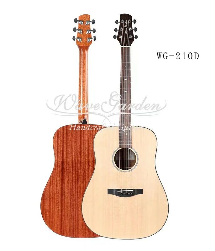 Stringed instruments China Oem Top Solid Wood With Electric Pickup EQ Professional 41 Inch Acoustic Guitar