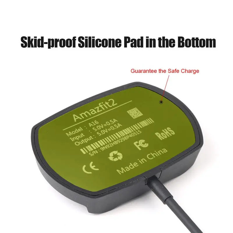 Cable de carga USB para reloj inteligente Amazfit Stratos 2/2S, adaptador de cargador magnético