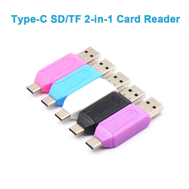 In 1 USB OTG Adapter Universal USB TF Card Reader Flash Drive Cardreader Adapter TF/Mirco Smart Memory Card Reader