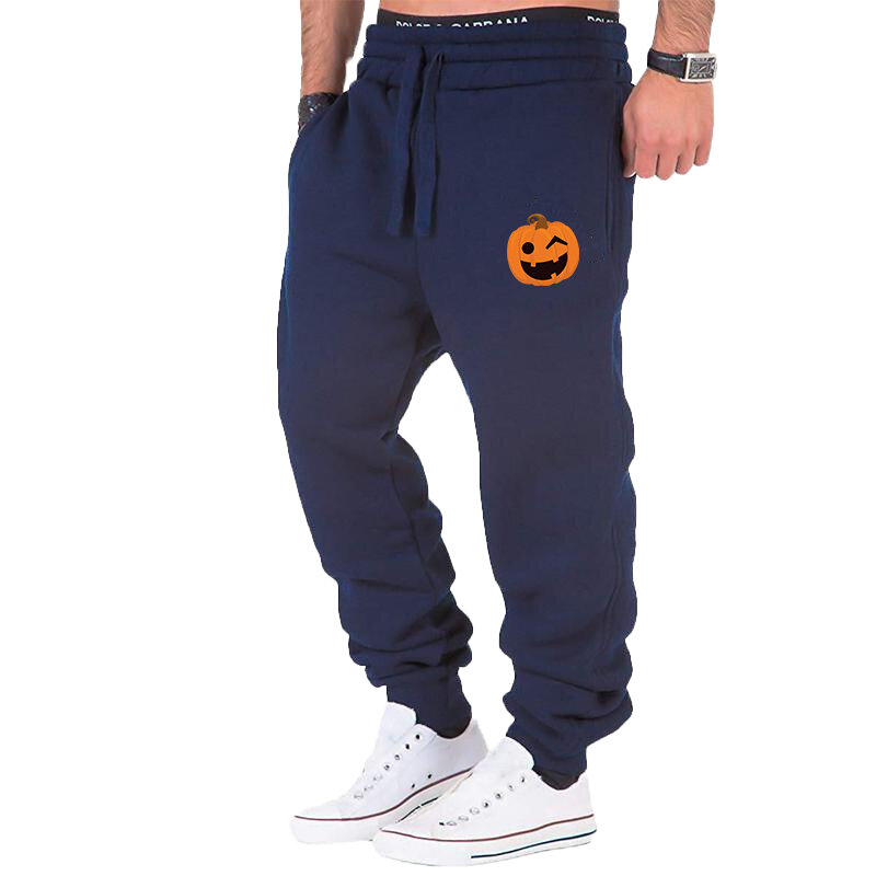Nowy męskie spodnie halloween sportowe spodnie legginsy codzienne męskie spodnie miękkie sportowe spodnie spodnie do joggingu wszystkich świętych