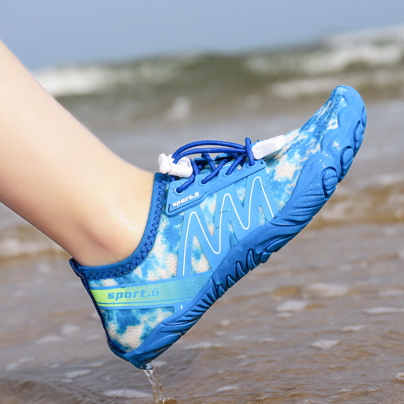 Бестселлер, детские кроссовки для бега на открытом воздухе для студентов, быстросохнущие акватуфли для плавания, Размеры 26-38 #