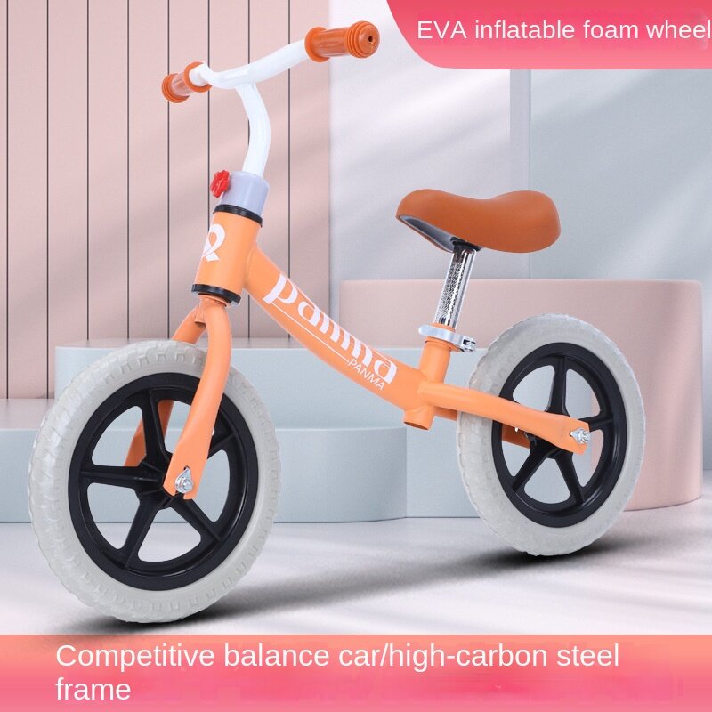 Cao Thép Carbon 12-Inch Trẻ Em Xe Cân Bằng 3-5 Tuổi Cạnh Tranh Pedalless Xe Cân Bằng xe Tay Ga Xe Tay Ga Cho Bé Yêu