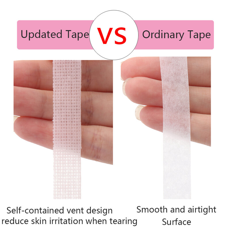 Sale Easy to tear Micropore Fabric False Eyelashes Extension Tape Individual Eye Lashes Tools Grafting Fake Lash Under Eye Pad