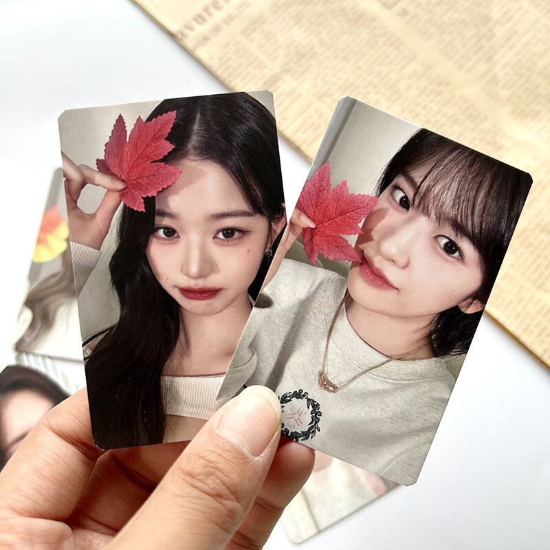 6pcs/set KPOP IVE Mid-Autumn Collection Postcard Collector Card Portrait Photo Lomo Card REI Wonyoung LIZ Gaeul Leeseo Gift Card
