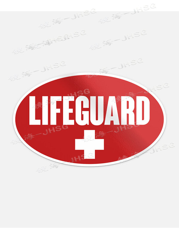 Lifeguard Car Bumper Sticker, Decalque Decoração Motocicleta