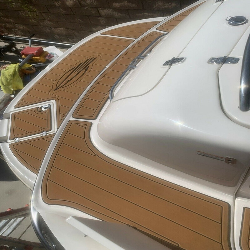 2019 Chaparral 297 SSX Swim platforma kokpit Boat EVA Foam Faux Teak podkładka podłogowa