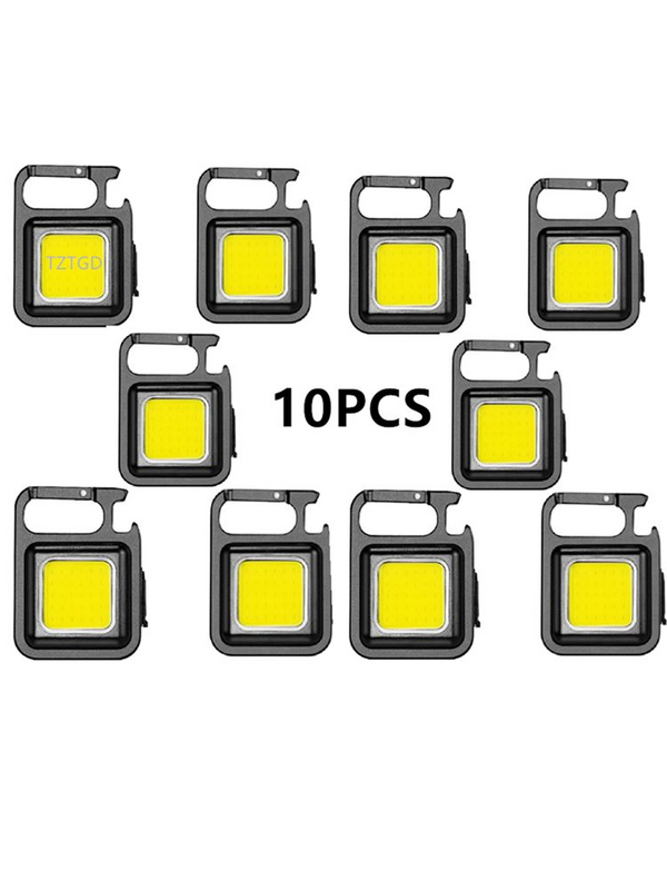 Mini LED 500mah Kalten Weiß Licht Tragbare Tasche Taschenlampe Schlüssel USB Aufladbare Für Outdoor-Camping Kleine Korkenzieher