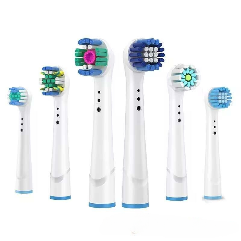 Têtes de rechange pour brosse à dents électrique Oral B, buses à poils souples, soins buccaux propres, 12 pièces