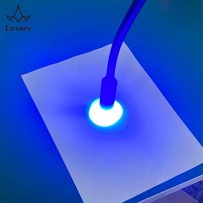 Lampu UV, 5W daya tinggi UV cahaya Ultraviolet LED lem UV menyembuhkan kecantikan bulu mata palsu cangkok bulu mata kaki saklar langkah lampu lantai