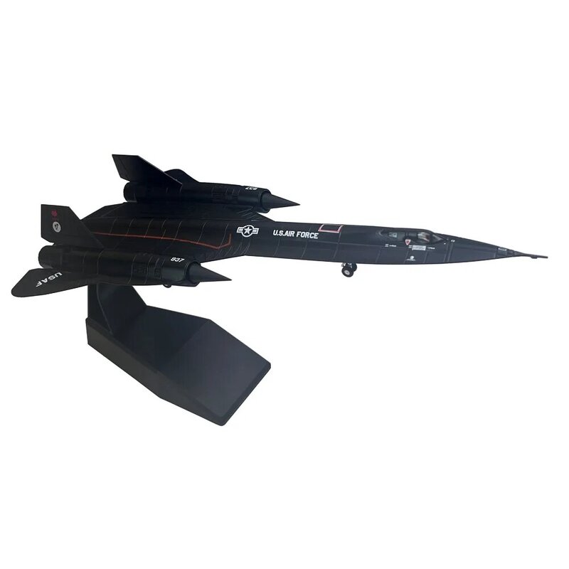 1/144 مقياس الولايات المتحدة لوكهيد SR71 SR-71 الطيور السوداء 17972 طائرة دييكاست طائرة معدنية طائرة زخرفة نموذج بوي عيد ميلاد لعبة هدية