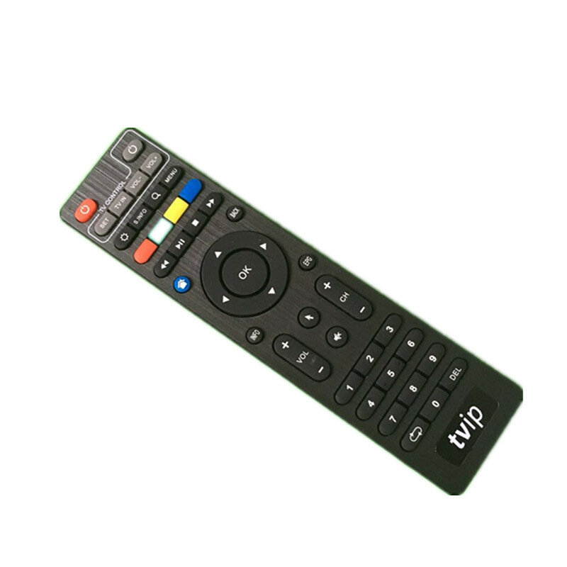 Telecomando originale serie TVIP per Tvip525 Tvip605 Tvip530 tvip v605 tv box telecomando tvip di colore nero senza BT