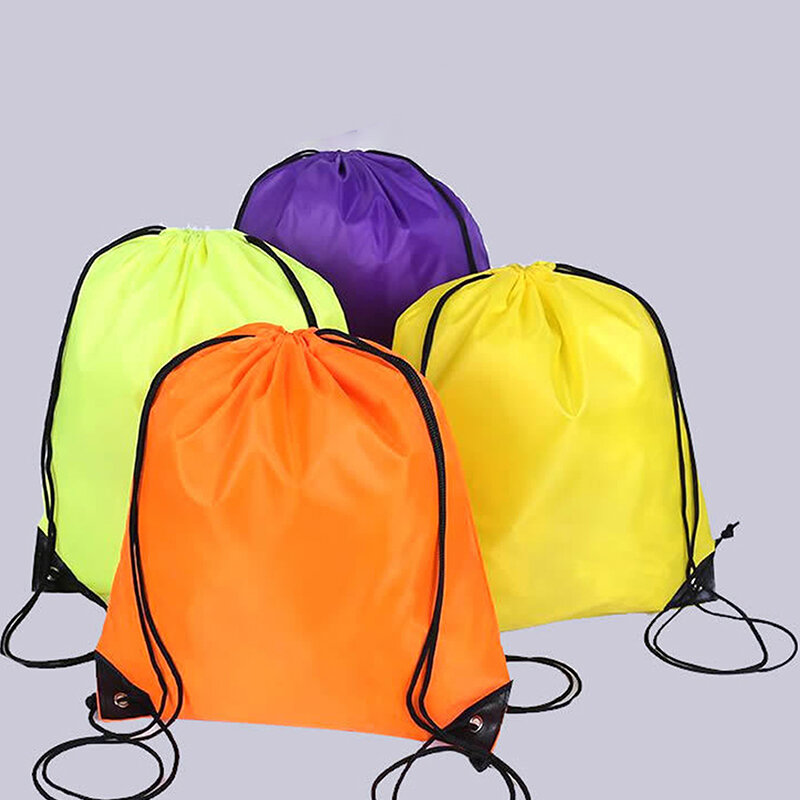 Waterproof Foldable Gym Bag Bundle Pocket Fitness Backpack Drawstring Shop Pocket Hiking Camping Swimming Men Women Sports Bags
