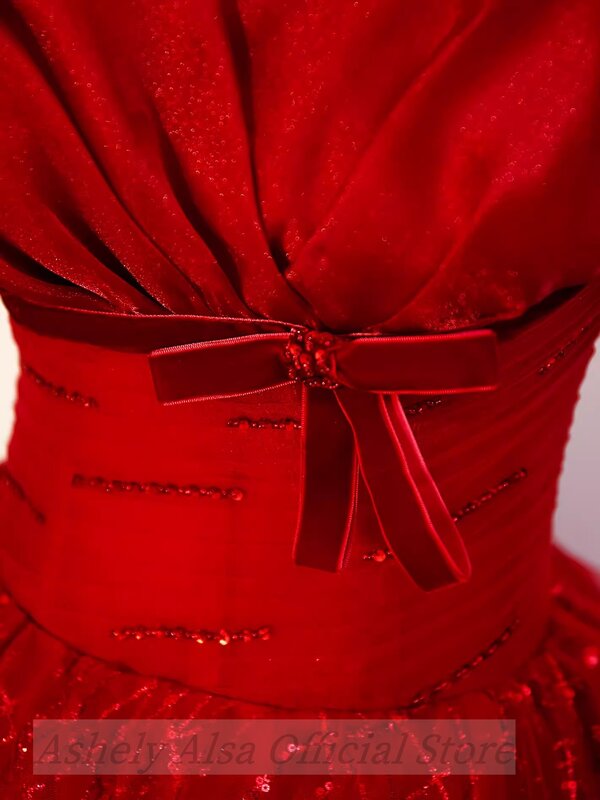 ชุดเดรสเจ้าหญิงควินเซียอเนร่าคอวีเสื้อชุดไปงานเต้นรำมีระบายสำหรับเด็กผู้หญิงอายุ15 16ปีปาร์ตี้วันเกิดชุดออกงานกลางคืนงานพรอม