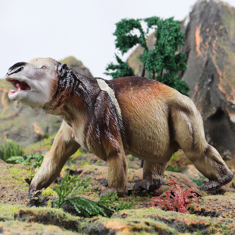 จำลองยุคก่อนประวัติศาสตร์ Behemoth Figurines สัตว์หุ่นของเล่นสูญพันธุ์ Organism Mammoth Diprotodon ตุ๊กตาขยับแขนขาได้คอลเลกชันของเล่นเด็ก