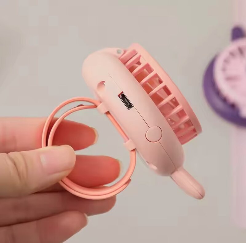 Fabrik Großhandel Spielzeug Lüfter für Kinder wiederauf ladbare Batterie Uhr Lüfter mit LED-Beleuchtung