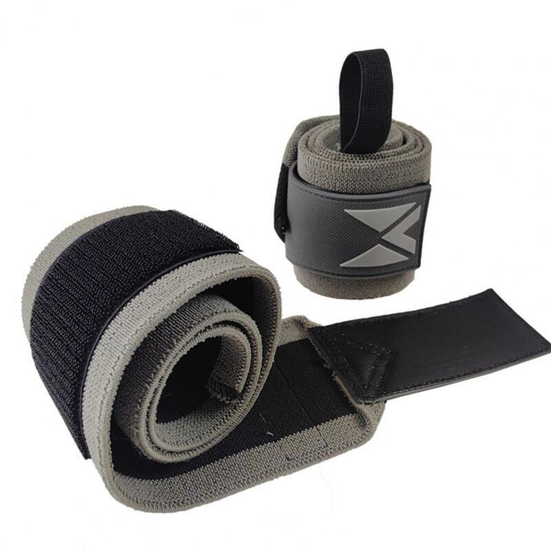 Weight Lifting Strap Powerful Wrist Support Straps for Weightlifting Powerlifting 2 Pairs of Fastener Tape Wrist Wraps