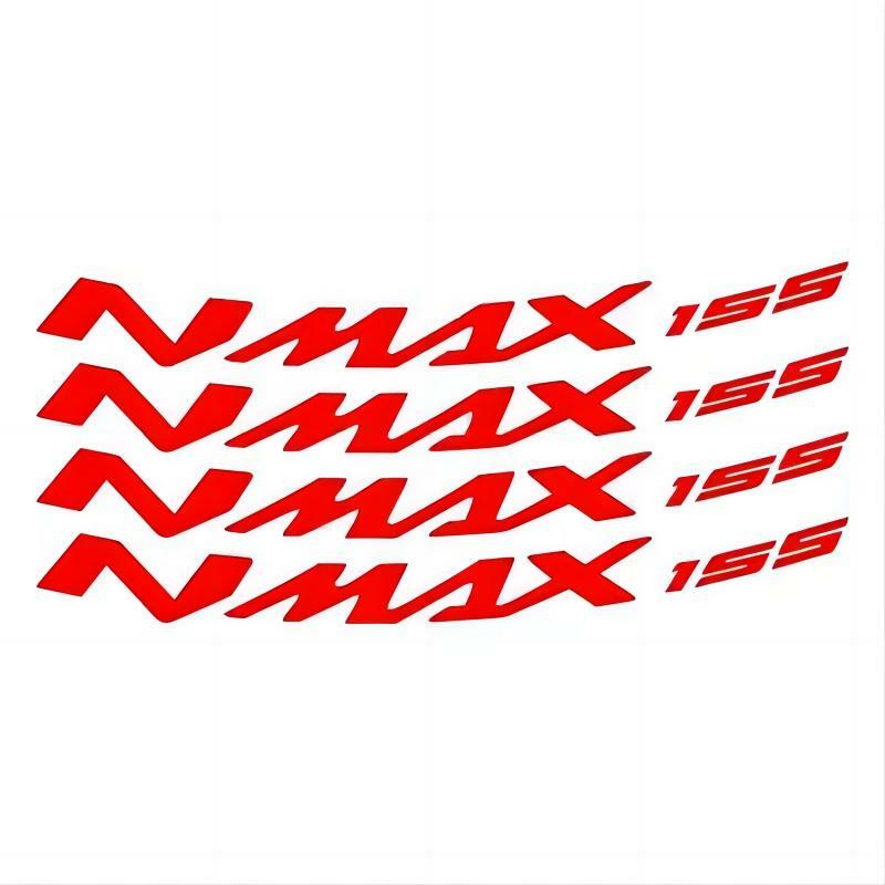 Pegatina reflectante para modificación de neumático de rueda de motocicleta, calcomanías impermeables, cinta de rayas para llanta, para NMAX155, 2016-2021