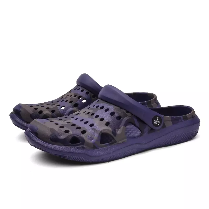 Donna uomo pantofole sandali da spiaggia estate uomo diapositive suola in EVA sandali mimetici per sport acquatici scarpe con foro Plus Size 36-45