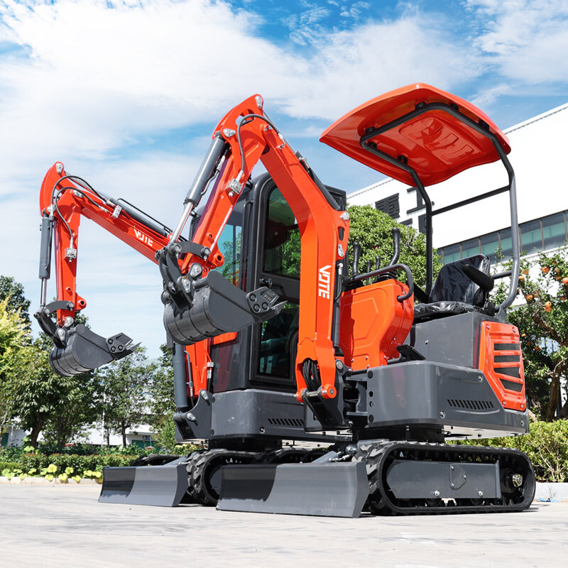 New Mini Crawler Digger Chinese Machine Small Bagger Factory Directly Sale Mini Excavator 2 Ton For Sale customized