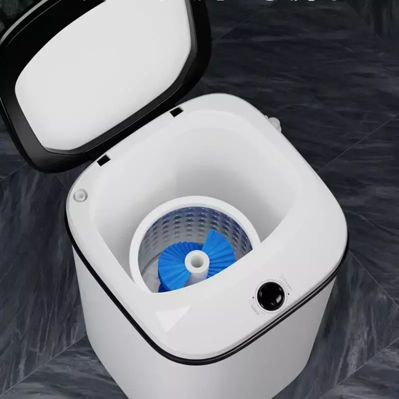Lavadora de zapatos multifuncional con luz azul, lavadora semiautomática de una sola bañera para uso doméstico, 110V/220V