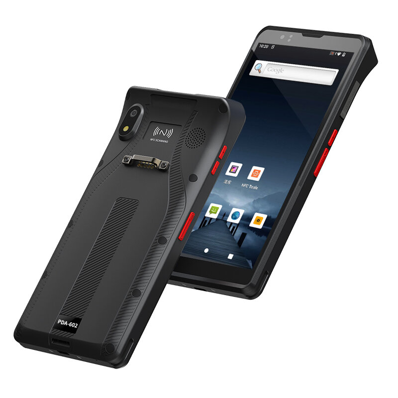 Robuuste Industriële Android 6 Inch Handheld 2d Barcode Scanner Pda Voor Magazijn Inventaris