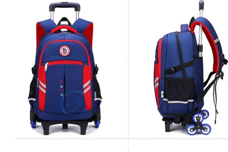 Sacos do trole da escola das crianças com rodas mochila de rodas para o menino sacos de escola com rodas