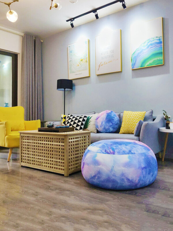 Kursi Tas Kacang Indah Sofa Malas Ruang Tamu Nordik Sofa Empuk Besar Furnitur Santai Kursi Santai Sofa Bantal Tatami Rumah