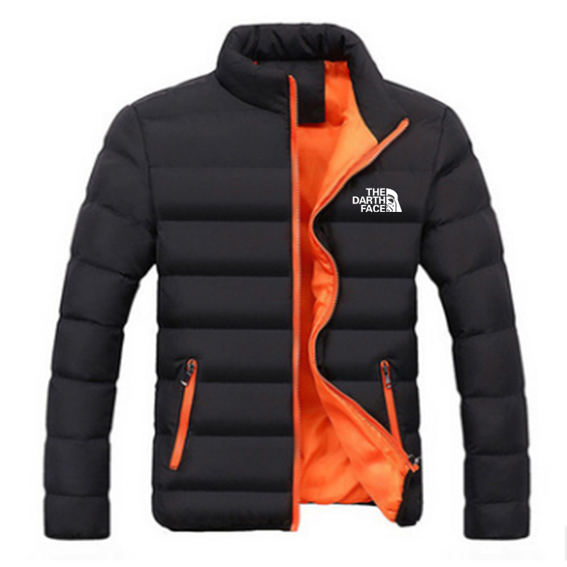 2023 남성용 칼라 파커 재킷, 지퍼 채워진 재킷, 가을 및 겨울 패션
