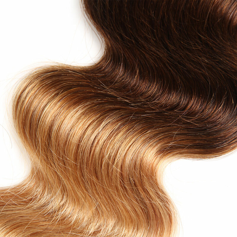 Kolorowe ciało fala wiązki ludzkich włosów brazylijski włosy wyplata wiązki Ombre 100% ludzki włos do przedłużania włosów Remy włosy tkania 1/2 sztuk