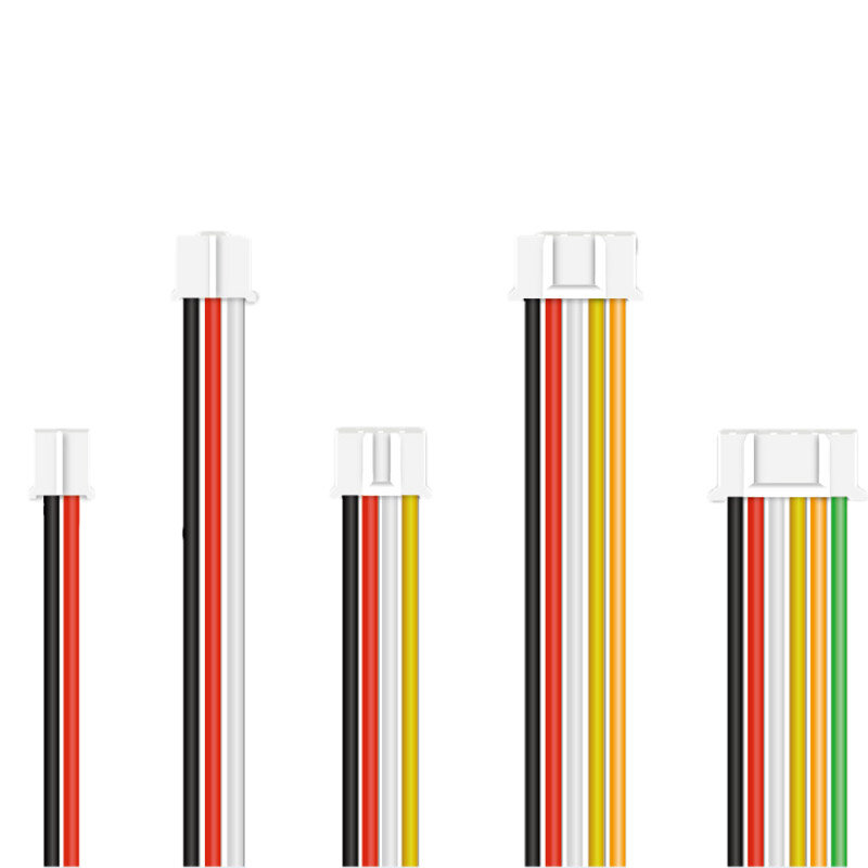 PH 2.0 2.0mm 2/3/4/5/6/7/8/9/10Pin Connector Plug with 20mm 30mm 26AWG Silicone Wires Cables Terminal Electrical Wire JST 2.0 PH