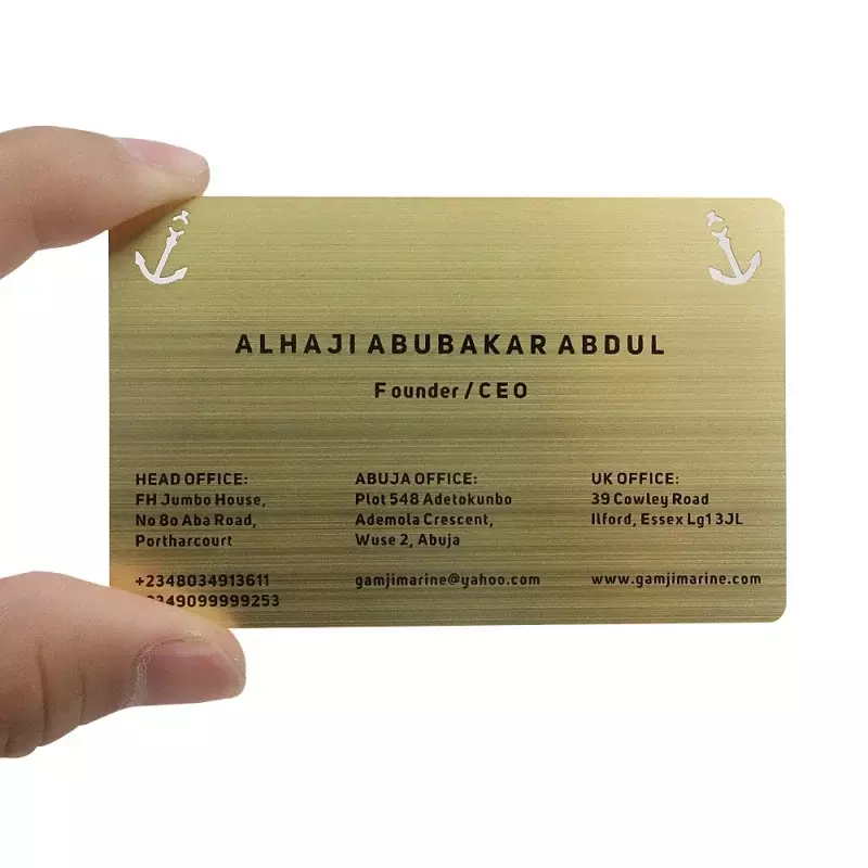 Customized product、samples custom cheap luxury Stainless steel metal silver mirror business card blank for laser custom met