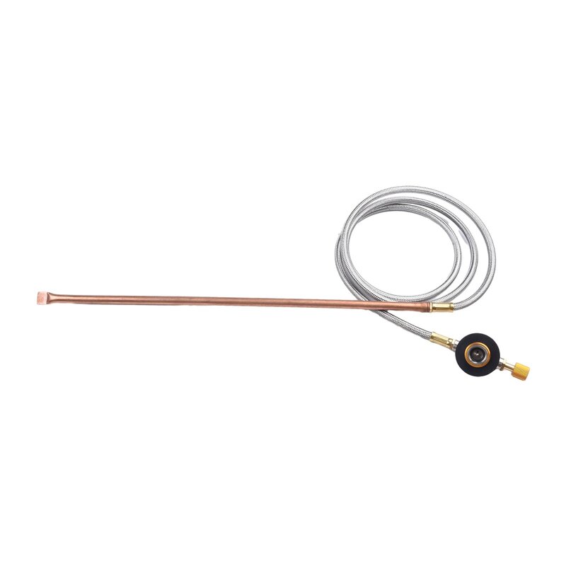 Gas Appliance Fires Starter 1.3M Outdoor Camping Hiking Aluminum Alloy+copper Flexible Hose For Cooking Picnic BBQ
