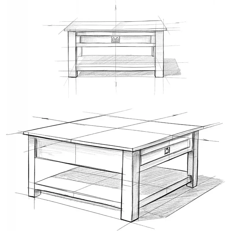 SIMPLIHOME-mesa de centro rústica de madera de ACACIA maciza Monroe, 38 pulgadas de ancho, cuadrada, Marrón envejecido Natural rústico, para la sala de estar an