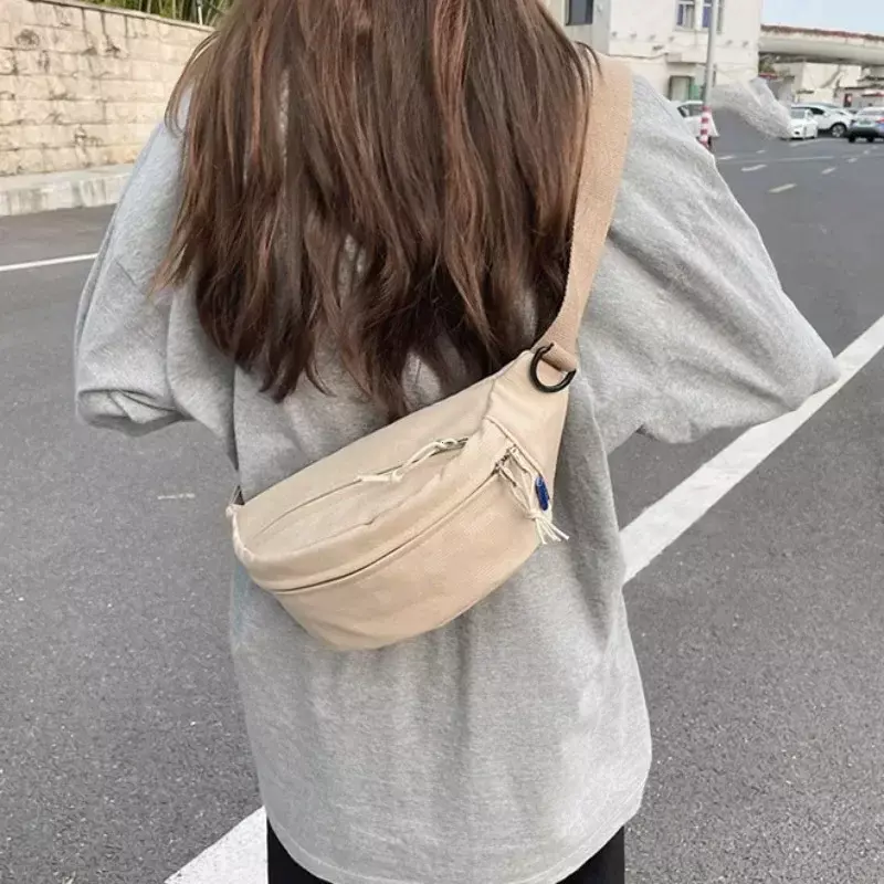 Поясная Сумка в уличном стиле, нейлоновая забавная Женская сумочка на ремне, унисекс, стиль хип-хоп