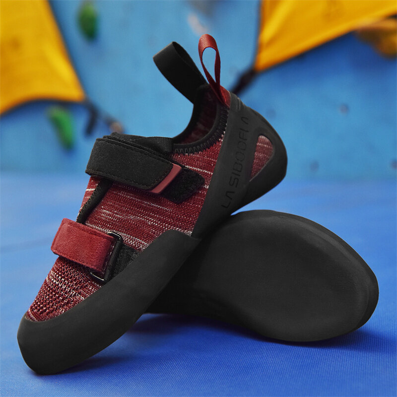 Zapatos de escalada en roca para interiores y exteriores, calzado de entrenamiento profesional Unisex, novedad