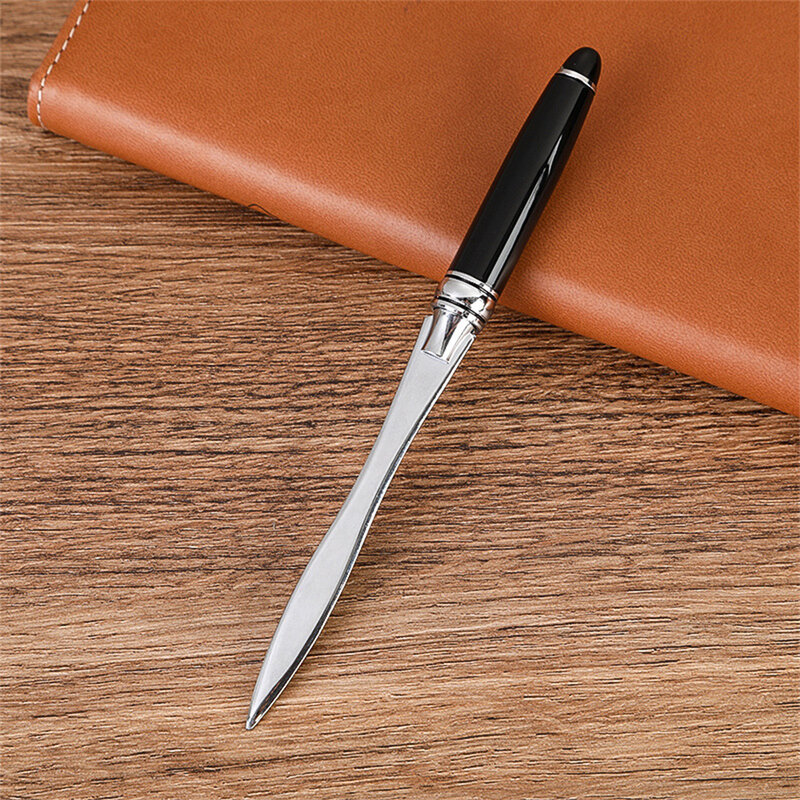 1 Pcs Letter Opener Wooden Handle Utility Knife Portable Express Envelopes Document Cut Paper Stationary School Office Supplies