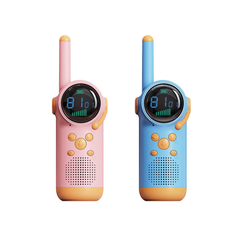 Novo produto d23 walkie talkie para crianças brinquedo recarregável crianças walkie talkies com carregador walkie talkie presentes das crianças